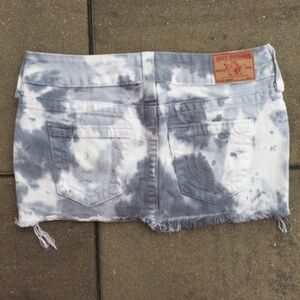True Religion tie-dye Mini Skirt 25